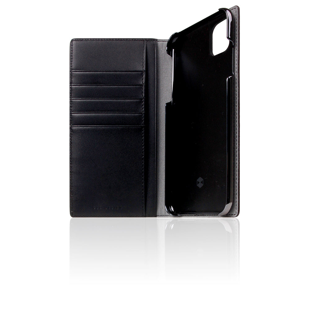 D5 Edition Calf Skin Leather Case for iPhone 11 Pro Max (Black)