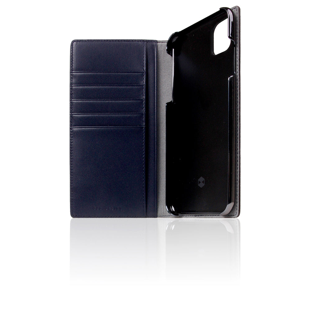 D5 Edition Calf Skin Leather Case for iPhone 11 Pro Max (Navy)