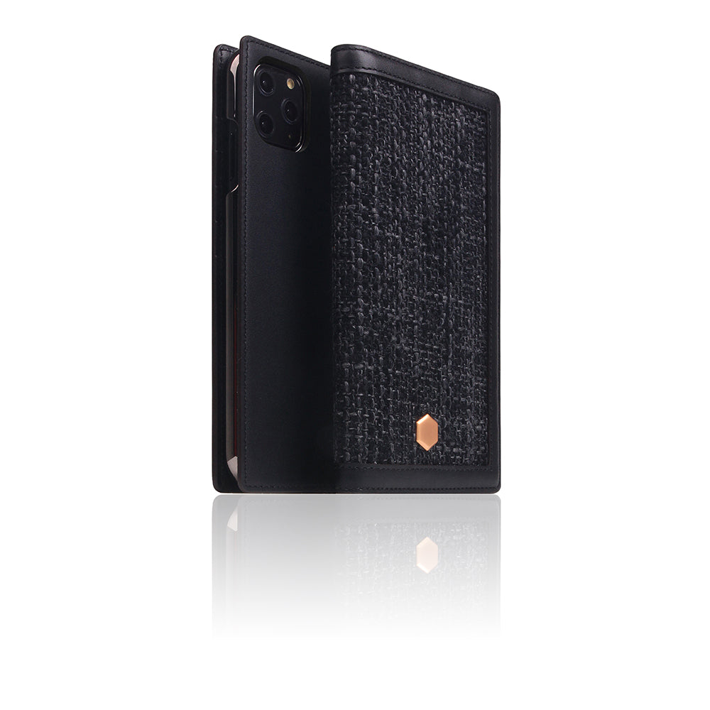 D5 Edition Calf Skin Leather Case for iPhone 11 Pro Max (Black)