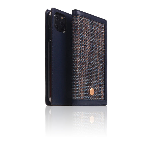 D5 Edition Calf Skin Leather Case for iPhone 11 Pro Max (Navy)