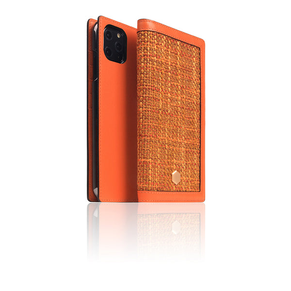 D5 Edition Calf Skin Leather Case for iPhone 11 Pro Max (Orange)