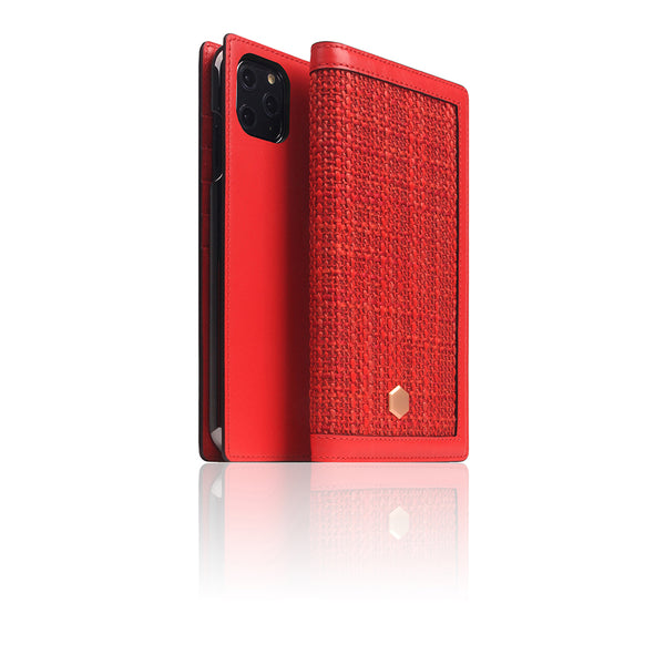D5 Edition Calf Skin Leather Case for iPhone 11 Pro Max (Red)