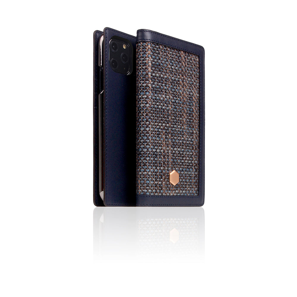 D5 Edition Calf Skin Leather Case for iPhone 11 Pro (Navy)