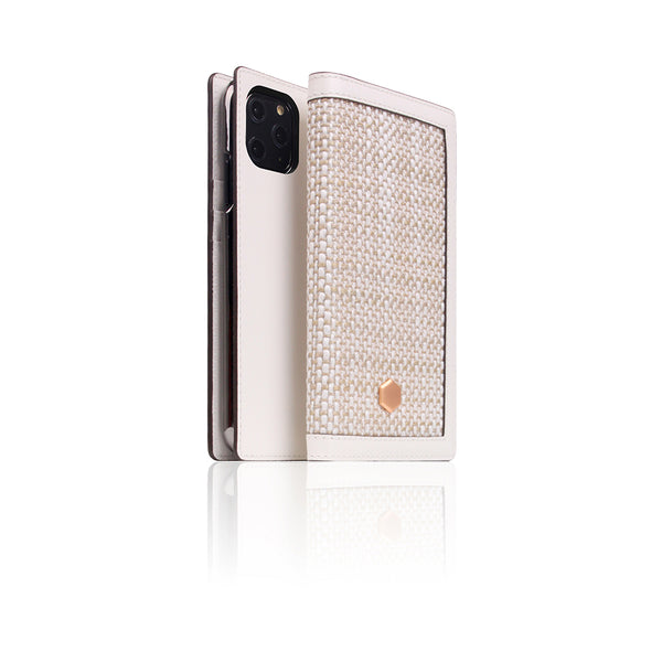 D5 Edition Calf Skin Leather Case for iPhone 11 Pro (White)