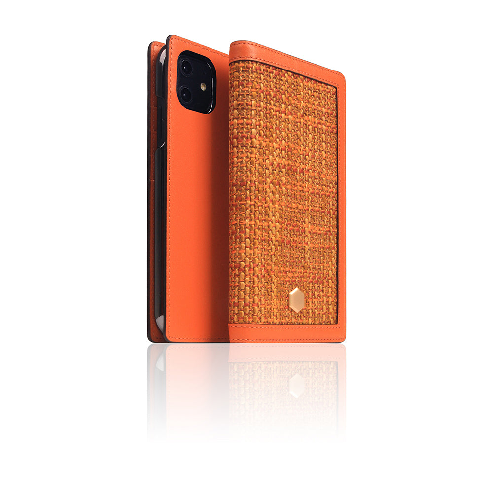 D5 Edition Calf Skin Leather Case for iPhone 11 (Orange)