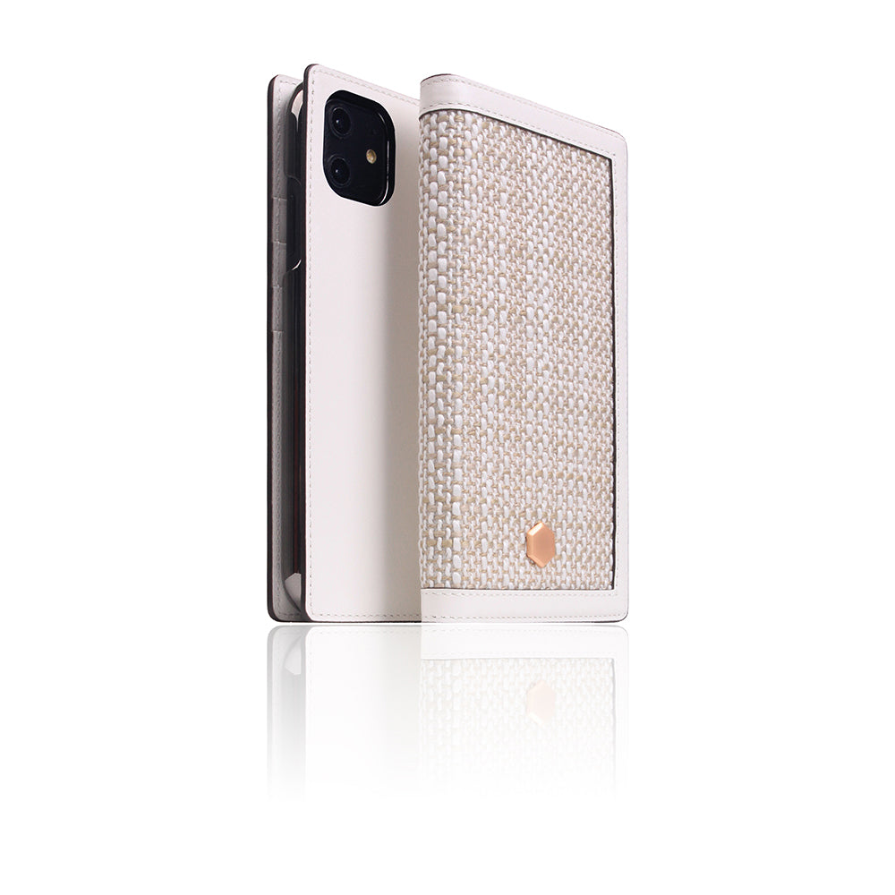 D5 Edition Calf Skin Leather Case for iPhone 11 (White)