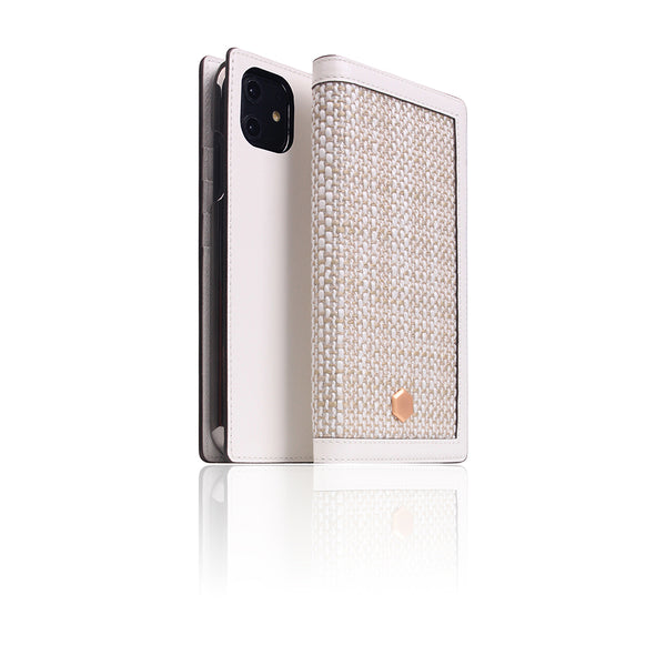 D5 Edition Calf Skin Leather Case for iPhone 11 (White)