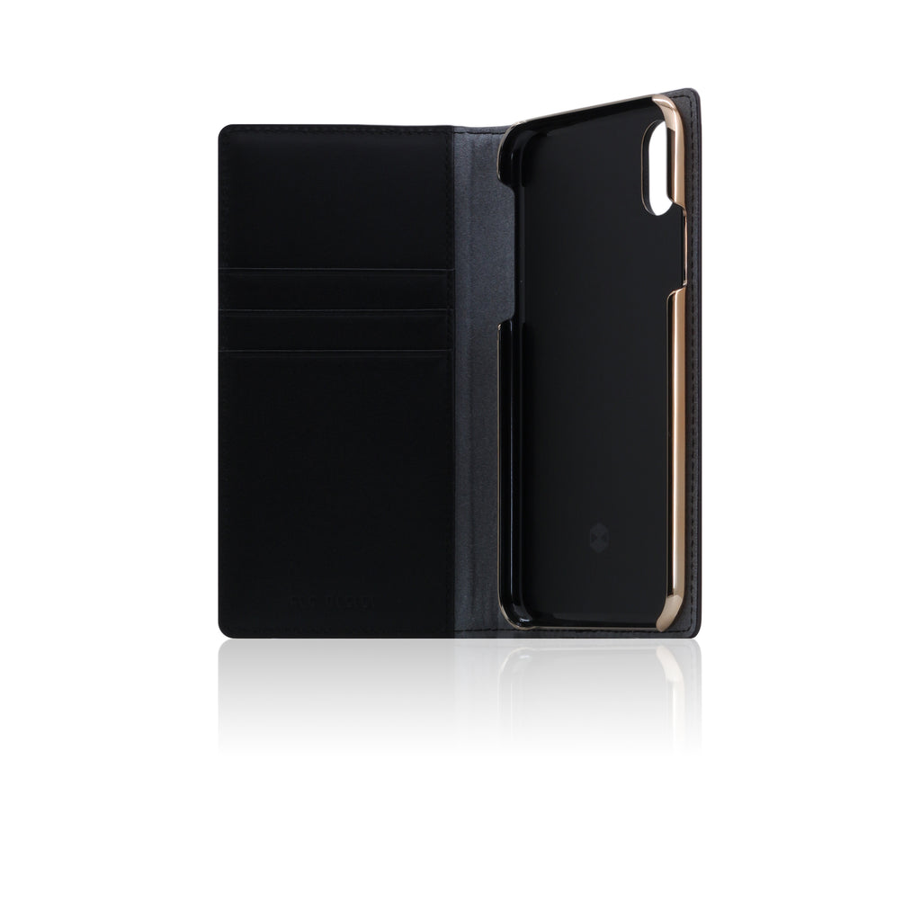 D5 Edition Calf Skin Leather Case for iPhone X/XS (Black)