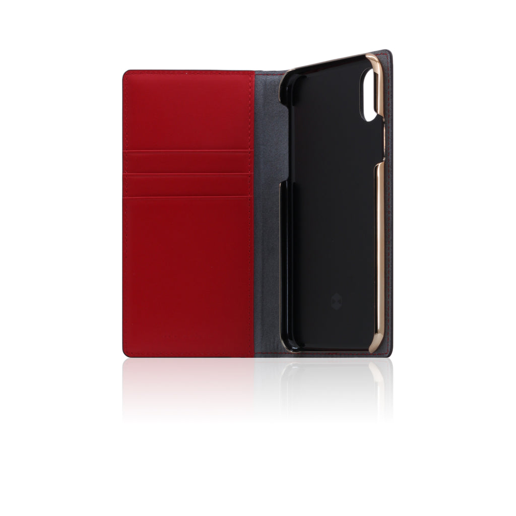 D5 Edition Calf Skin Leather Case for iPhone X/XS (Red)