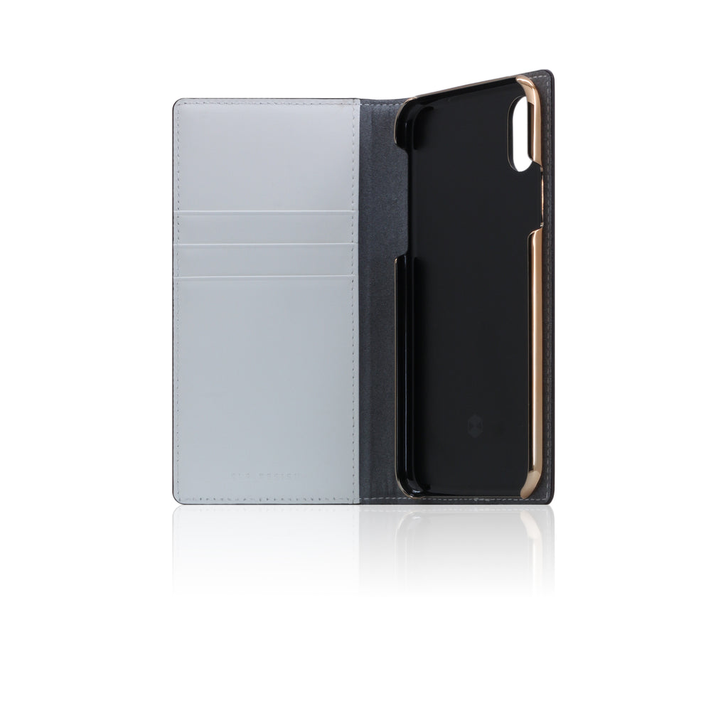 D5 Edition Calf Skin Leather Case for iPhone X/XS (White)