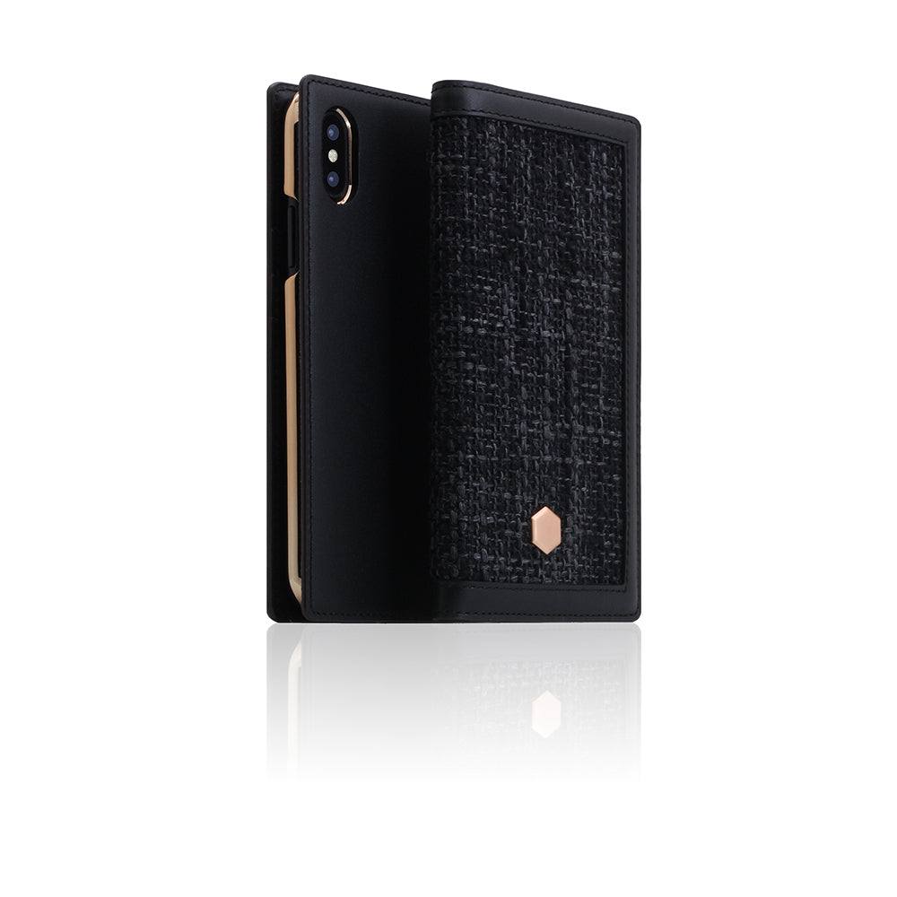 D5 Edition Calf Skin Leather Case for iPhone X/XS (Black)