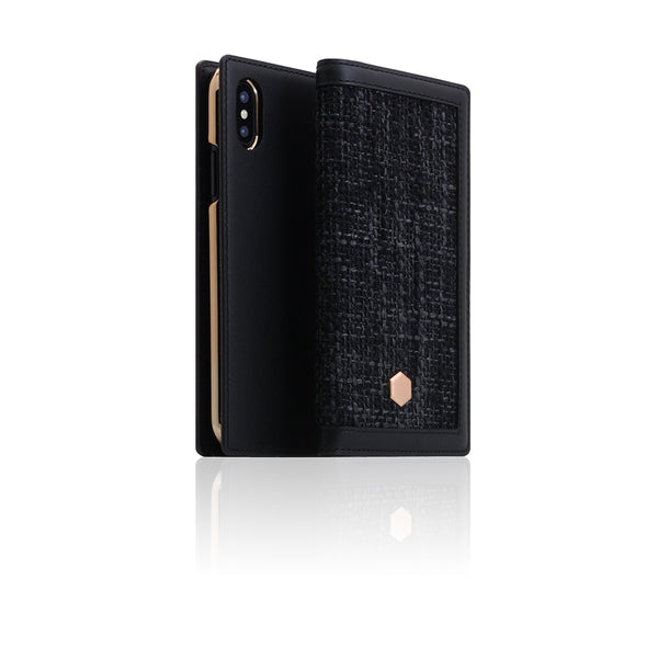 D5 Edition Calf Skin Leather Case for iPhone X/XS (Black)