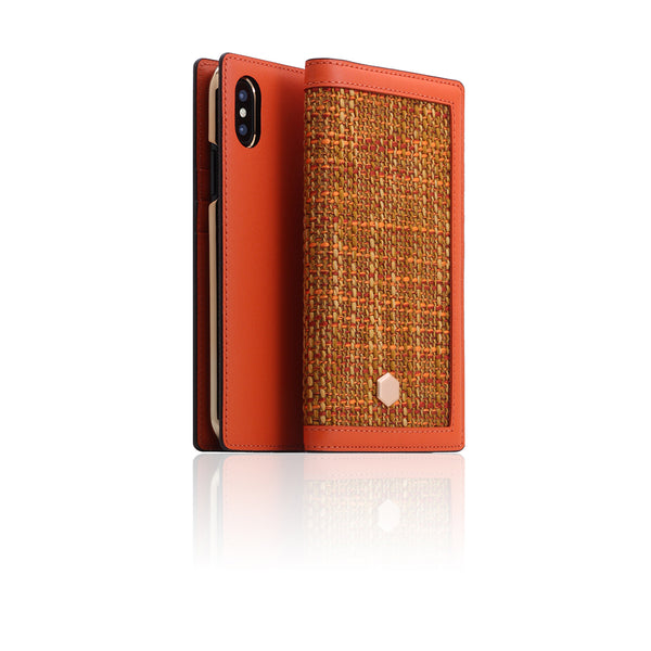 D5 Edition Calf Skin Leather Case for iPhone X/XS (Orange)