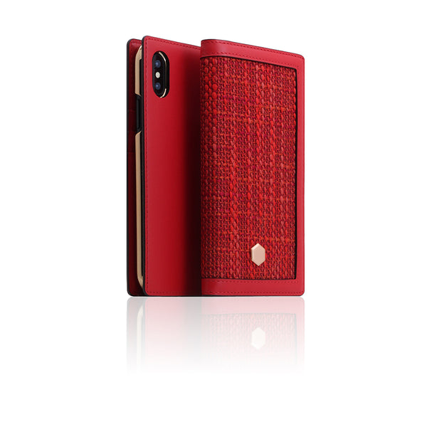 D5 Edition Calf Skin Leather Case for iPhone X/XS (Red)