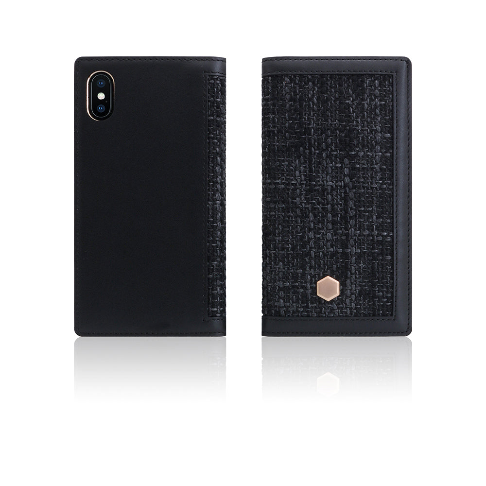 D5 Edition Calf Skin Leather Case for iPhone X/XS (Black)