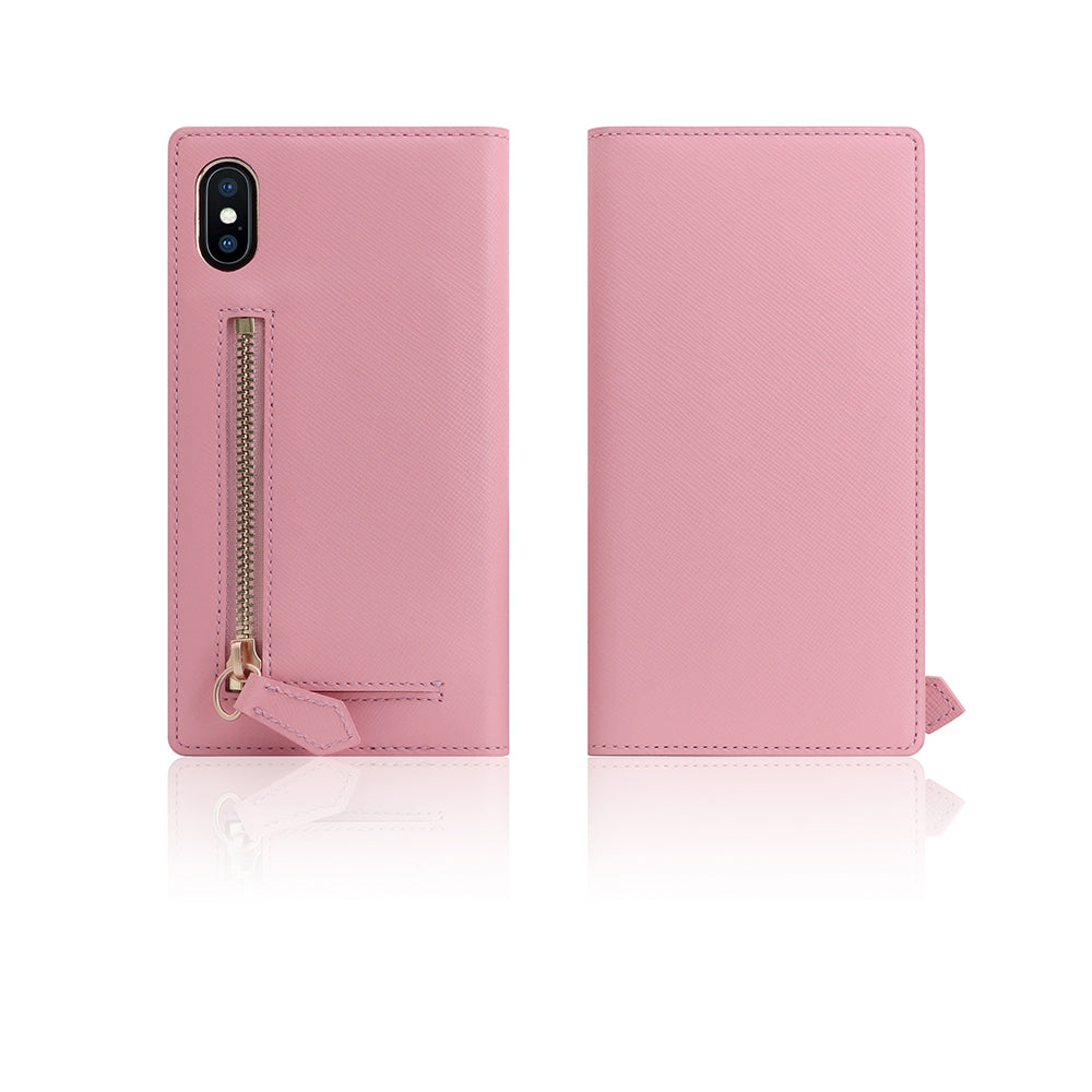 D5 CSL Zipper Case for iPhone X / XS B.Pink