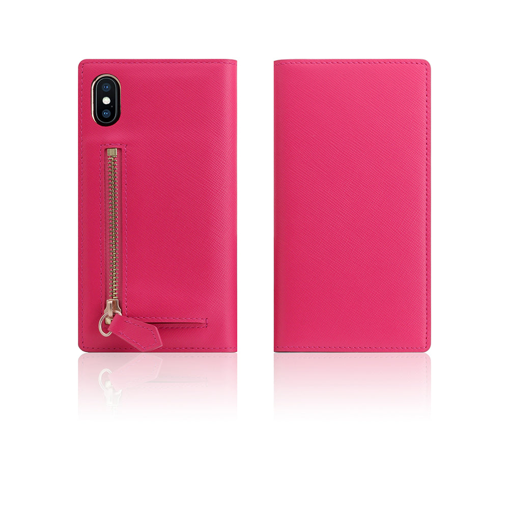 D5 CSL Zipper Case for iPhone X / XS Pink