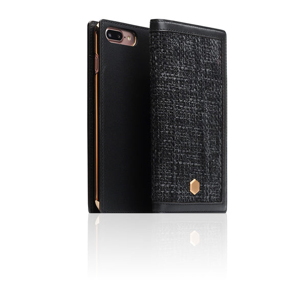 D5 Edition Calf Skin Leather Case for iPhone 8 Plus / 7 Plus (Black)