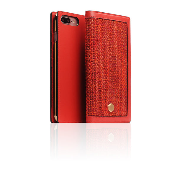 D5 Edition Calf Skin Leather Case for iPhone 8 Plus / 7 Plus (Red)