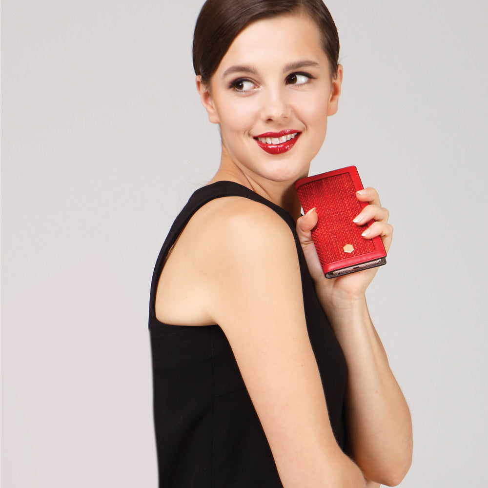 D5 Edition Calf Skin Leather Case for iPhone 8 Plus / 7 Plus (White)