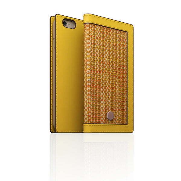 D5 Edition Calf Skin Leather Case for iPhone 6 Plus / 6S Plus (Yellow)