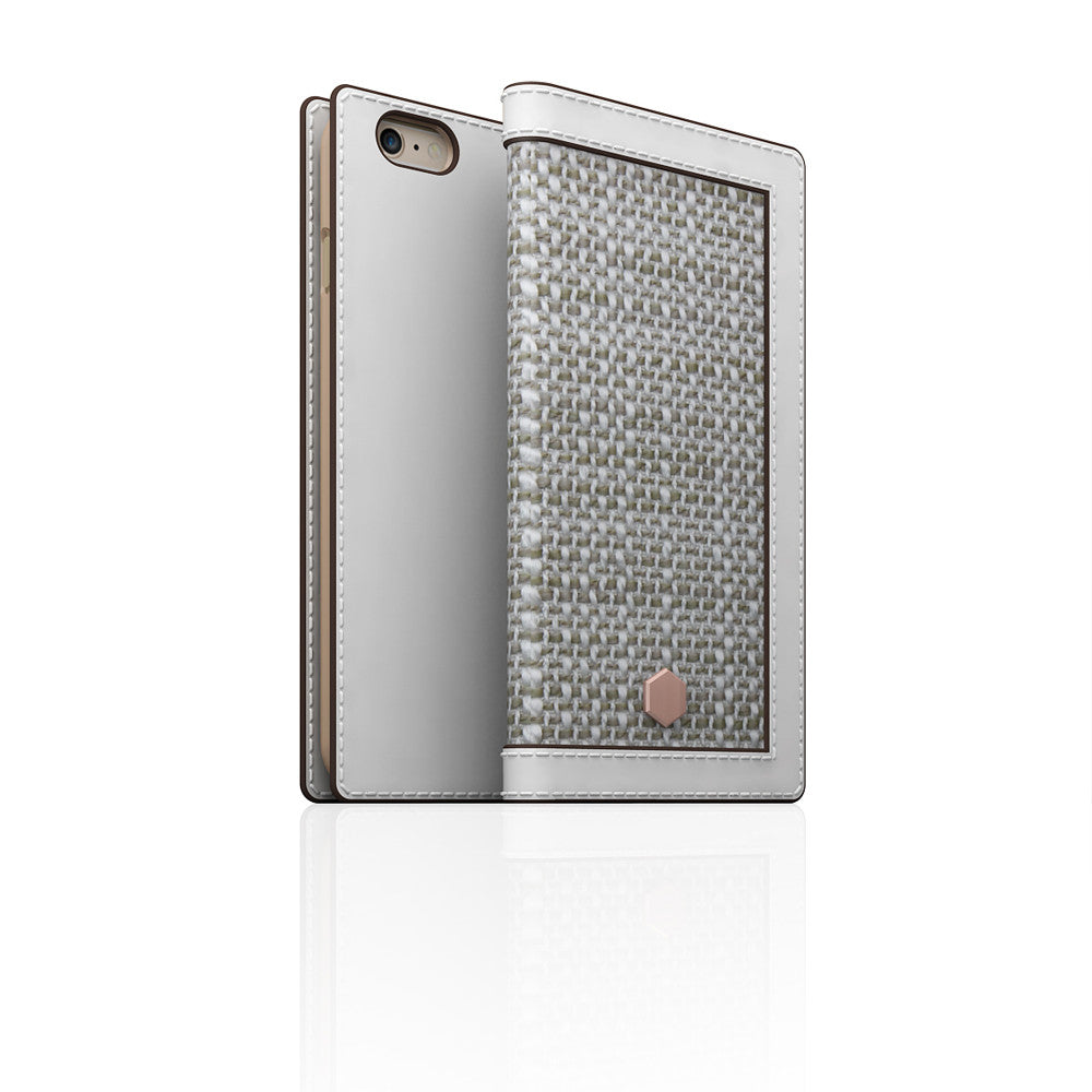 D5 Edition Calf Skin Leather Case for iPhone 6 / 6S (White)