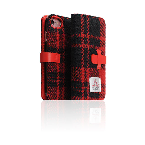 D5 Special Edition X Harris Tweed Case for iPhone 8 / 7 B/Red