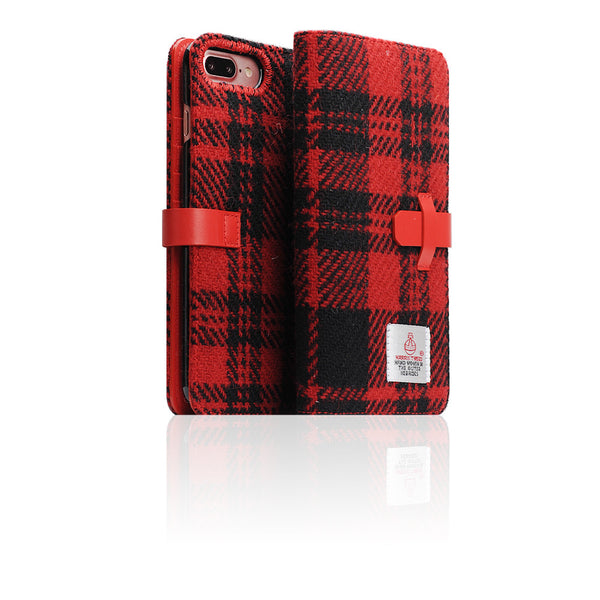 D5 Special Edition X Harris Tweed Case for iPhone 8 Plus / 7 Plus B/Red