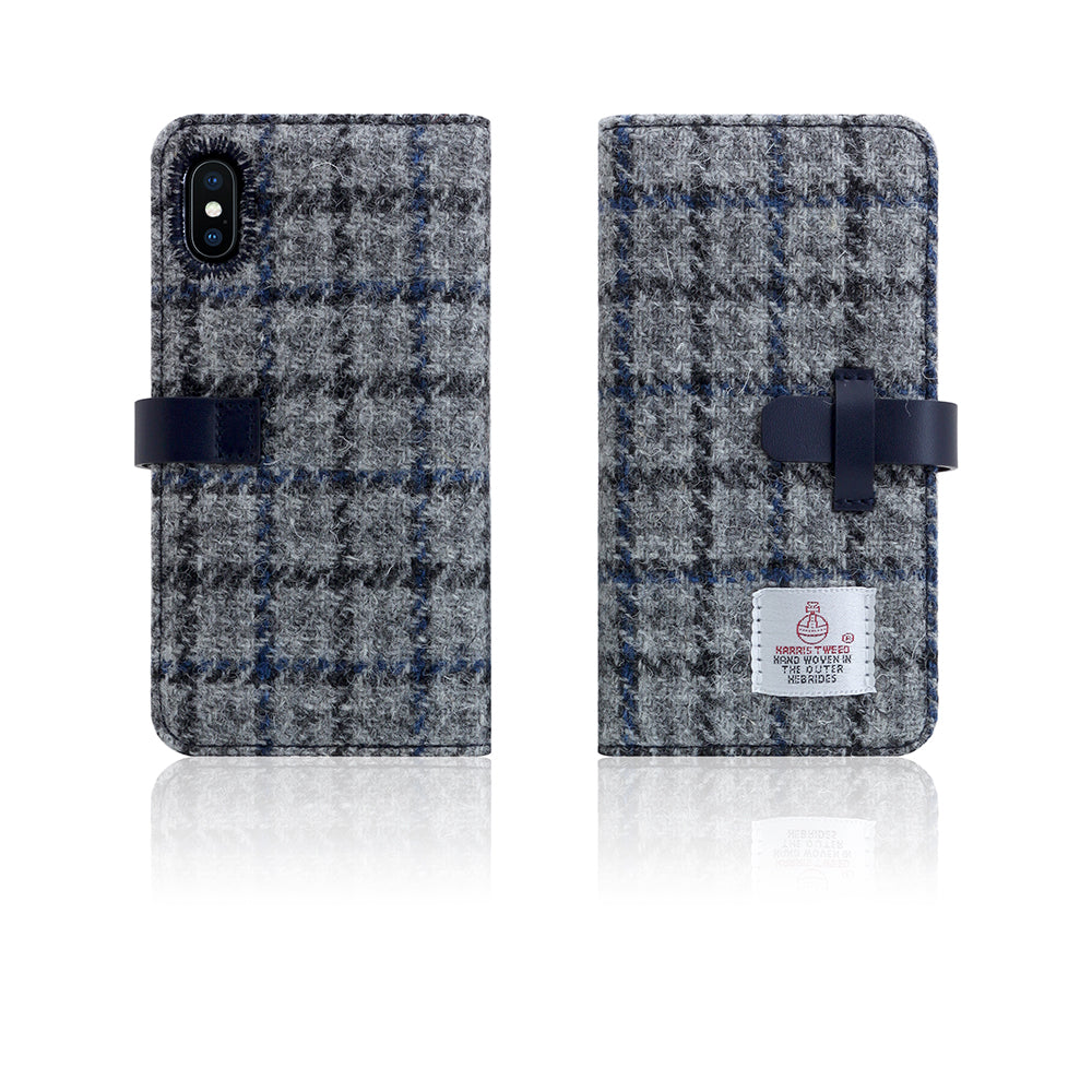 D5 Special Edition X Harris Tweed Case for iPhone X / XS G.Blue