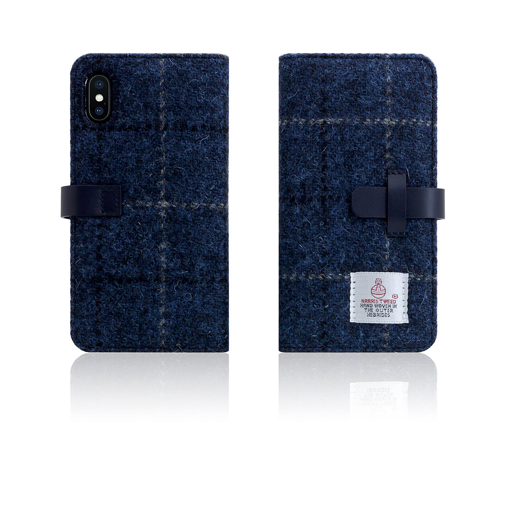 D5 Special Edition X Harris Tweed Case for iPhone X / XS Navy