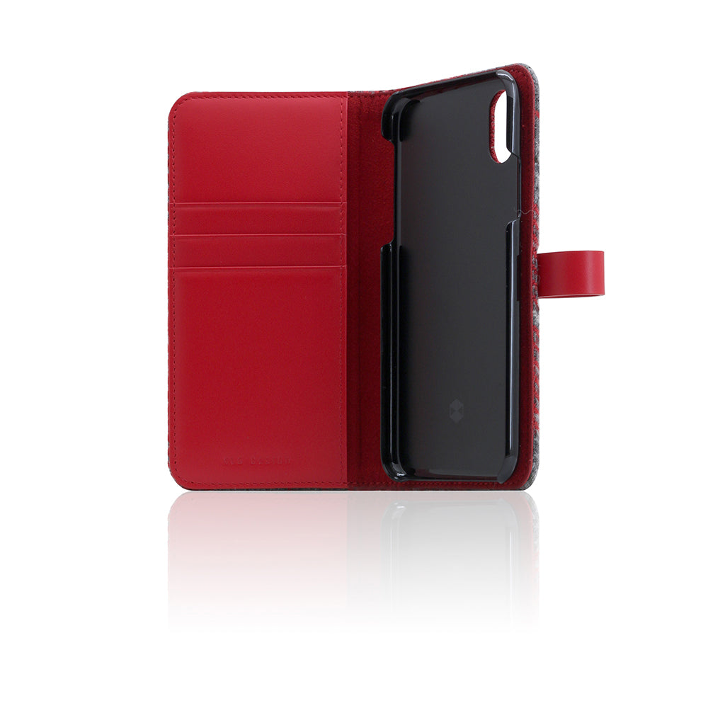 D5 Special Edition X Harris Tweed Case for iPhone X / XS G.Red