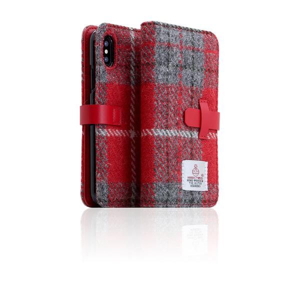 D5 Special Edition X Harris Tweed Case for iPhone X / XS G.Red