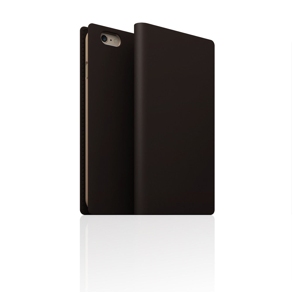 D5 Calf Skin Leather Case for iPhone 6 / 6s Plus Brown