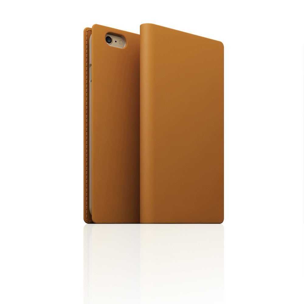 D5 Calf Skin Leather Case for iPhone 6 / 6s Plus Tan