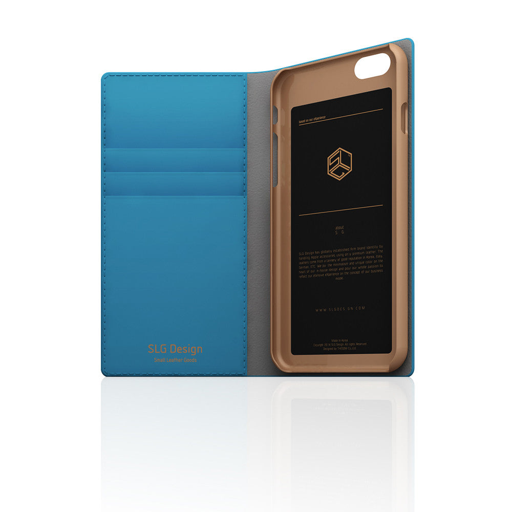 D5 CSL Saffiano Case for iPhone 6/6s Sky Blue