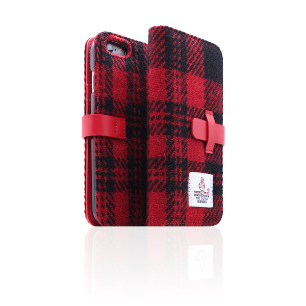 D5 Special Edition X Harris Tweed Case for iPhone 6/6s Plus B/Red