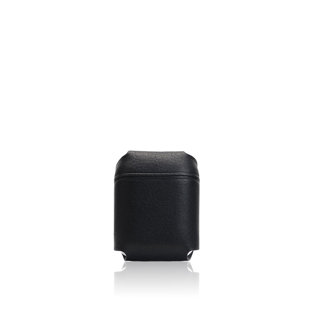 D6 Italian Minerva Box Leather AirPods Pouch Black