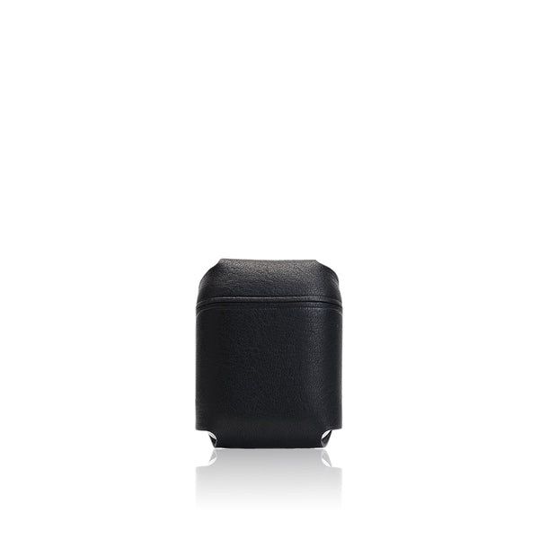 D6 Italian Minerva Box Leather AirPods Pouch Black