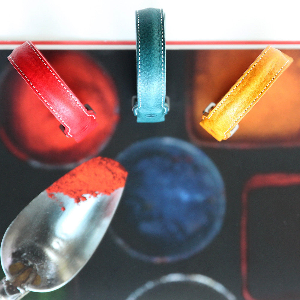 D6 Italian Minerva Box Leather Bracelet Cable Black