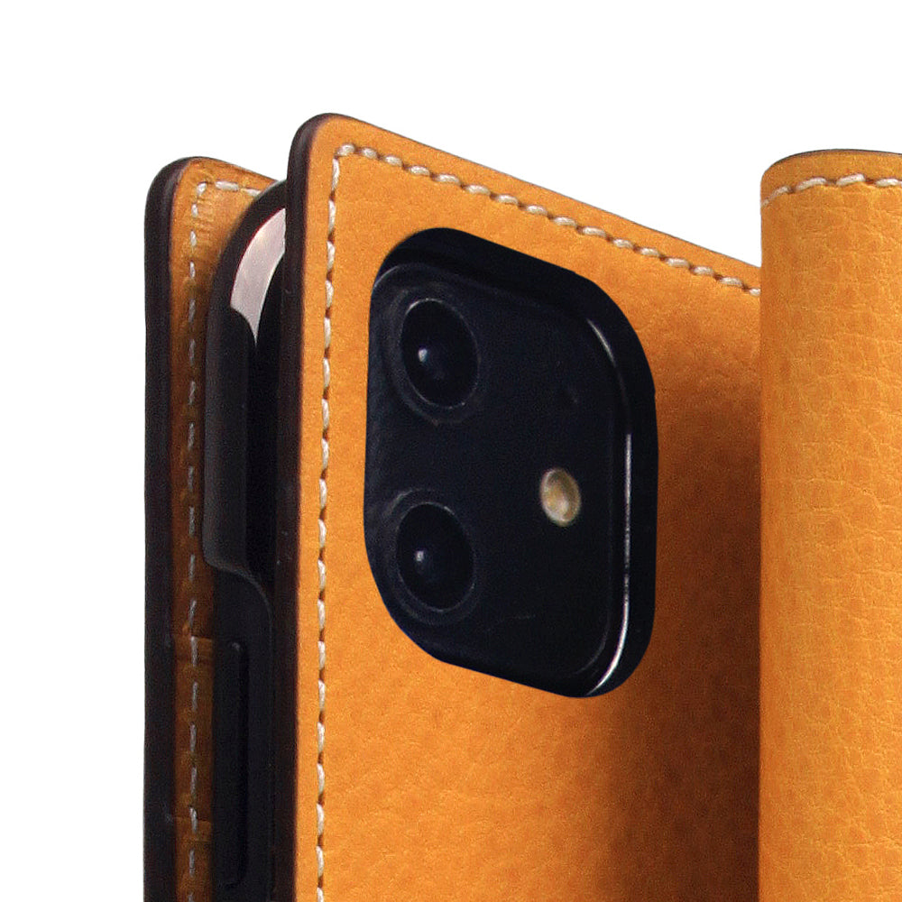 D6 Italian Minerva Box Leather Case for iPhone 11 Tan