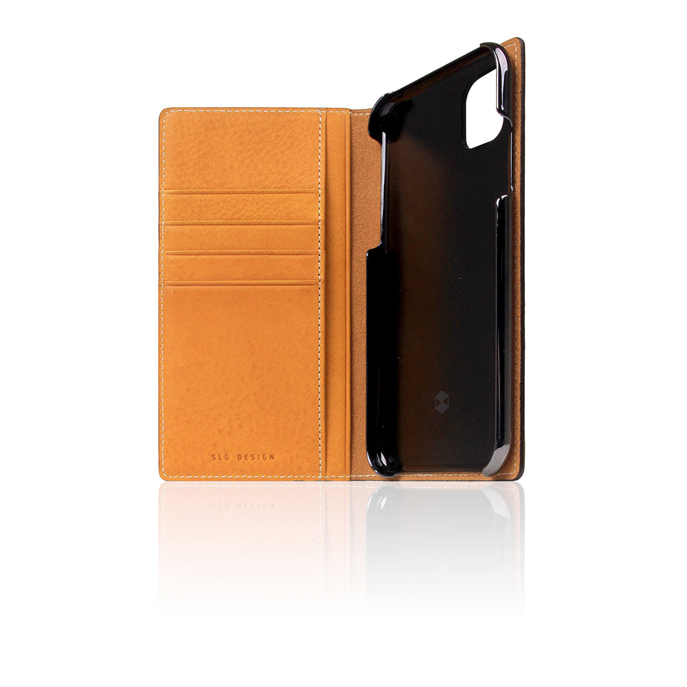 D6 Italian Minerva Box Leather Case for iPhone 11 Tan