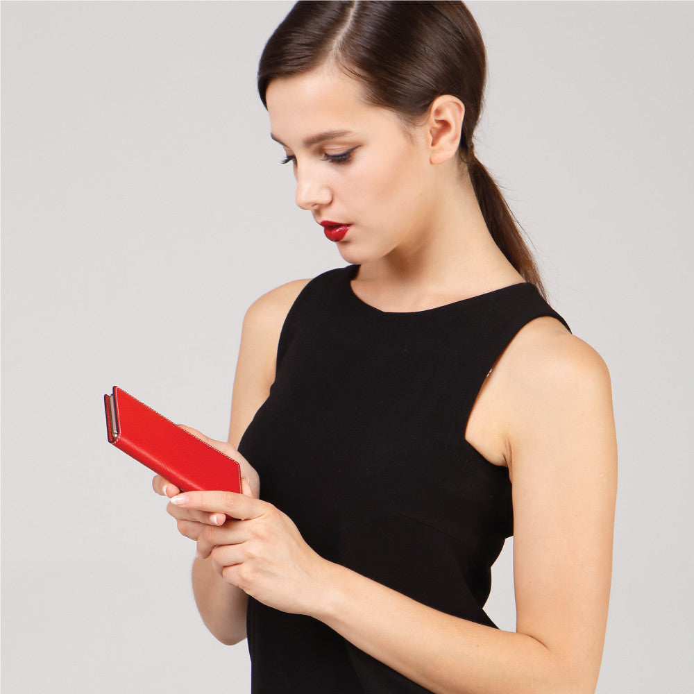 D6 Italian Minerva Box Leather Case for iPhone 8 / 7 Tan