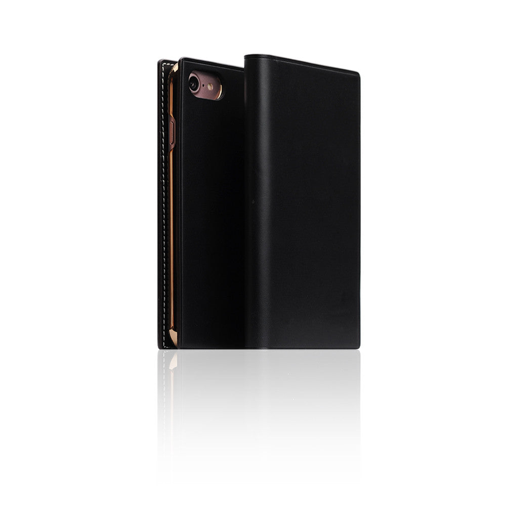 D7 Italian Buttero Leather Case for iPhone 8 / 7 Black