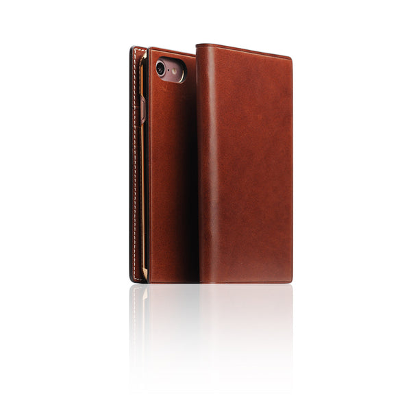 D7 Italian Buttero Leather Case for iPhone 8 / 7 (Brown)
