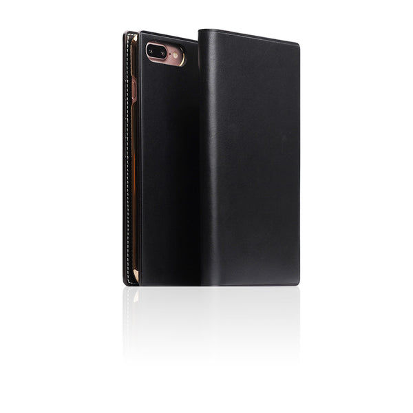 D7 Italian Buttero Leather Case for iPhone 8 Plus / 7 Plus Black