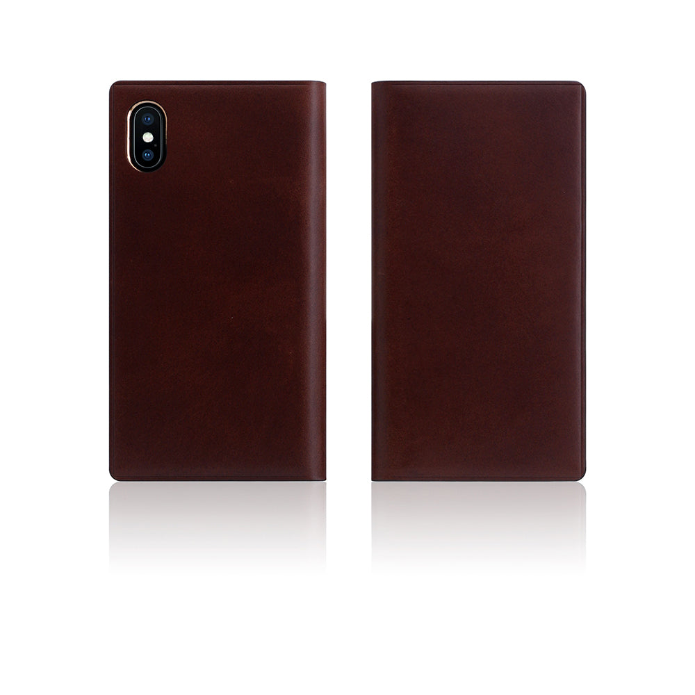 D7 Italian Buttero Leather Case for iPhone X / XS Brown