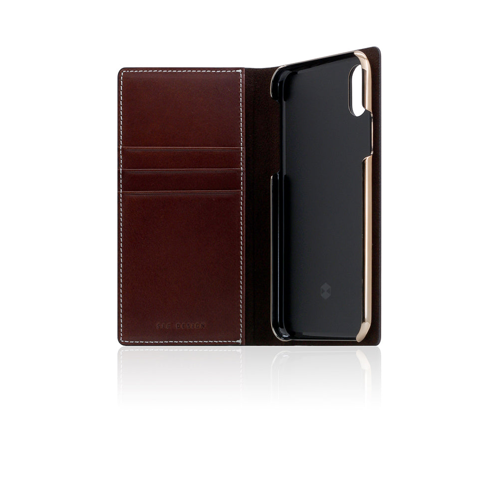 D7 Italian Buttero Leather Case for iPhone X / XS Brown