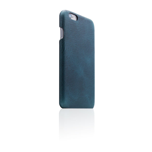 D7 Italian Wax Leather Back Case for iPhone 6/6s Blue