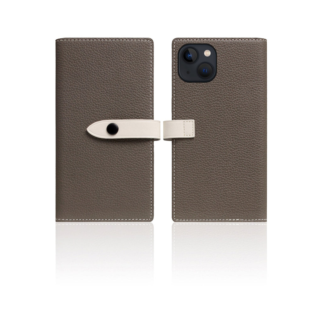 D8 Edition Full Grain Leather Diary Case for iPhone 14 (Etoff Cream)