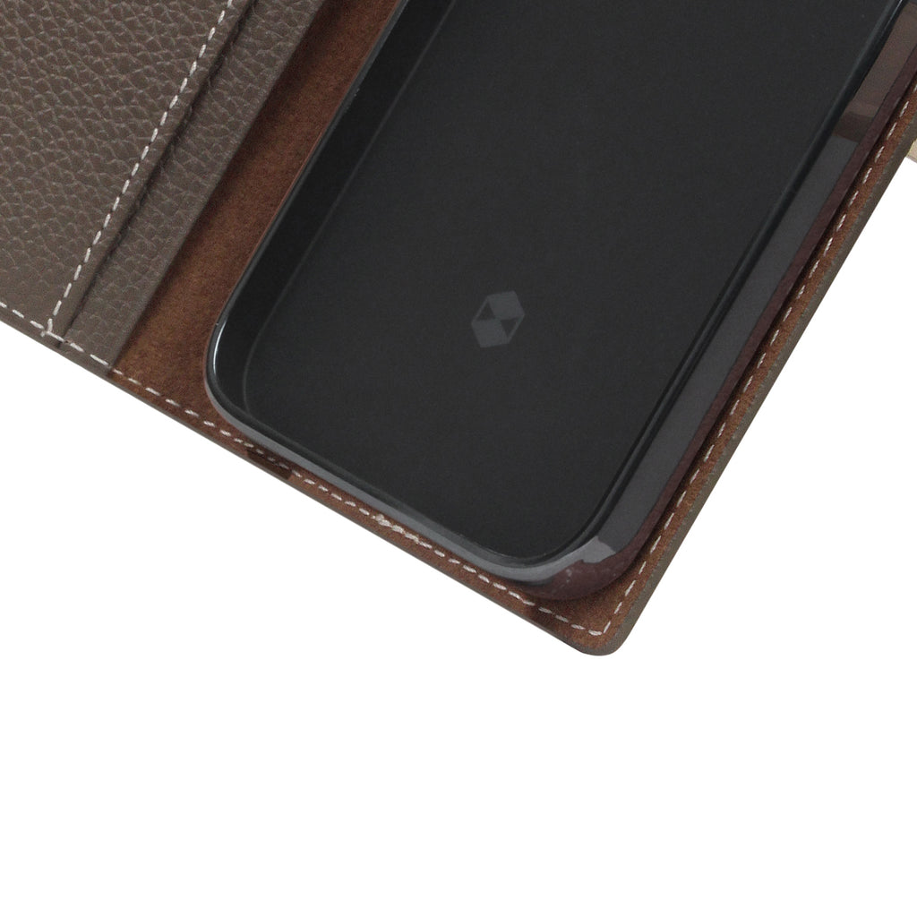 D8 Edition Full Grain Leather Diary Case for iPhone 13 Pro (Etoff Cream)